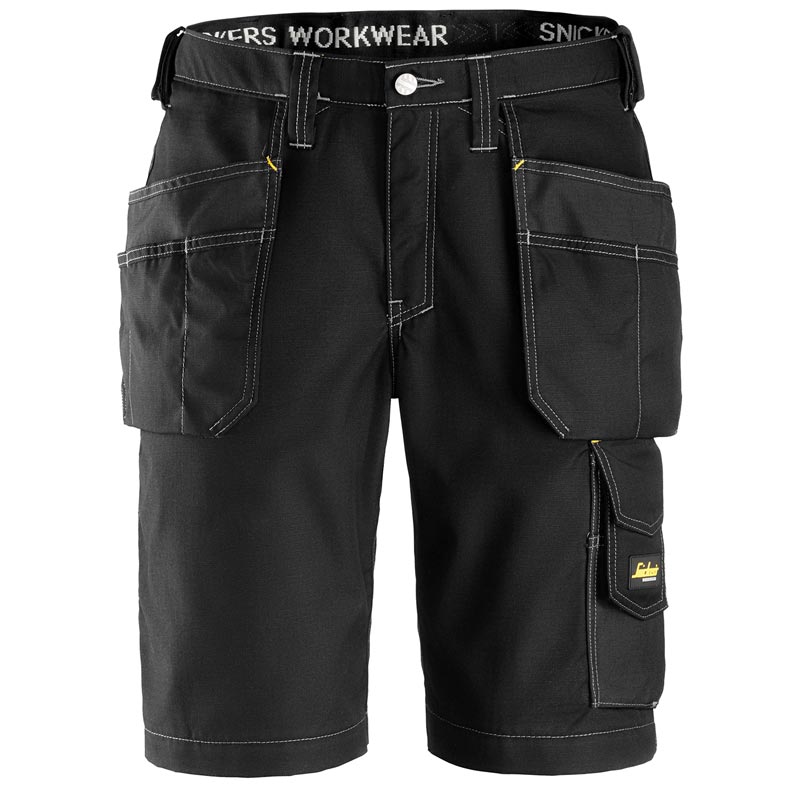 Craftsmen ripstop holster pocket shorts - Black 31" Waist